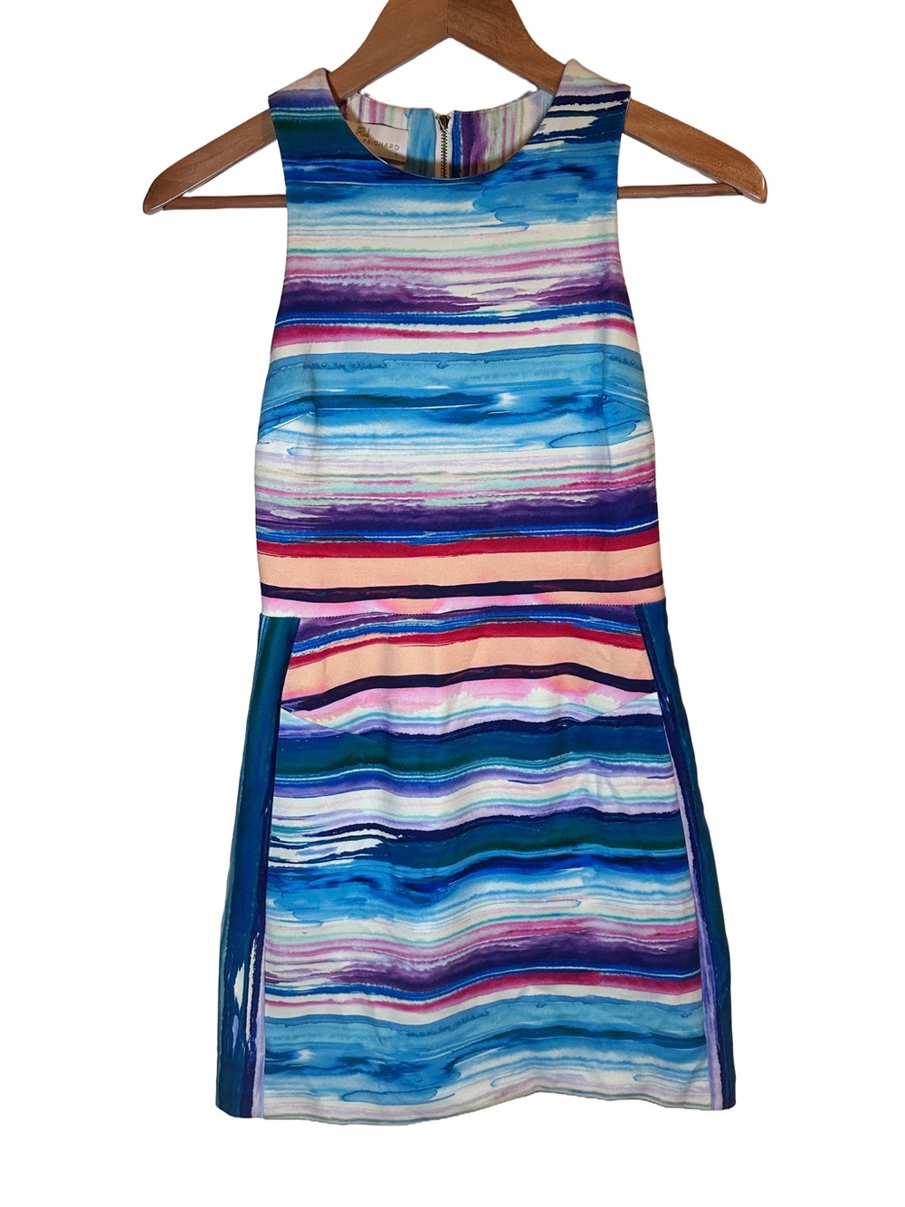 REVOLVE Amanda Uprichard Watercolor Mini Dress Size Small - Picture 2 of 5